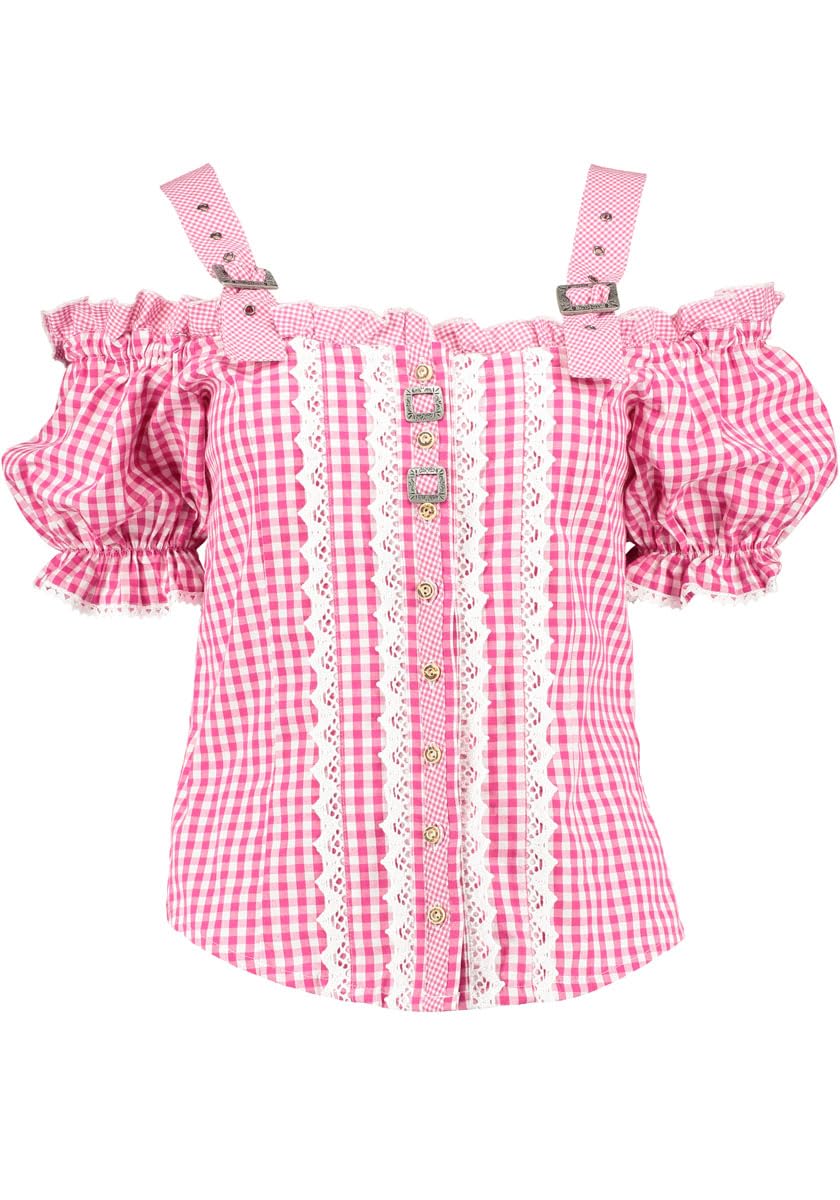 os-trachten-ximira-trachtenbluse-dunkelgr-n-tailliert image 7
