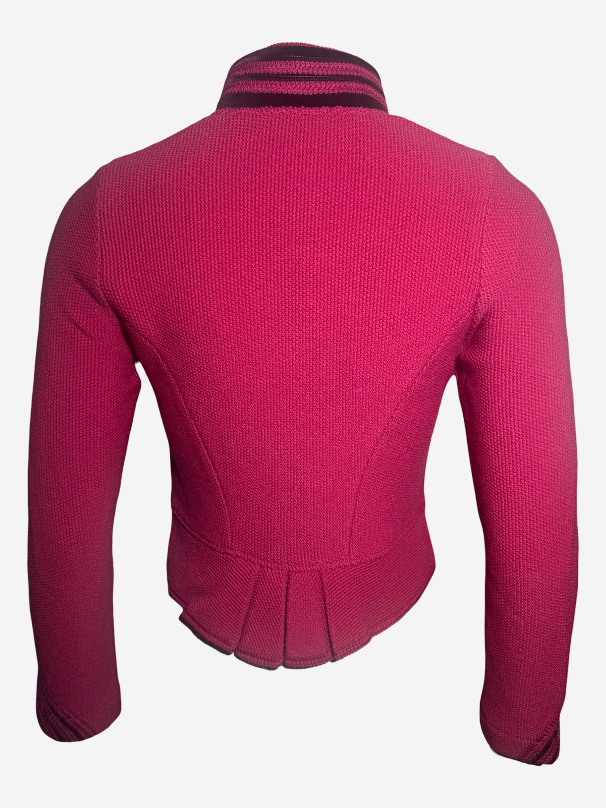 litzlfelder-damen-trachtenjacke-ingrid-fuchsia-schurwolle image 2
