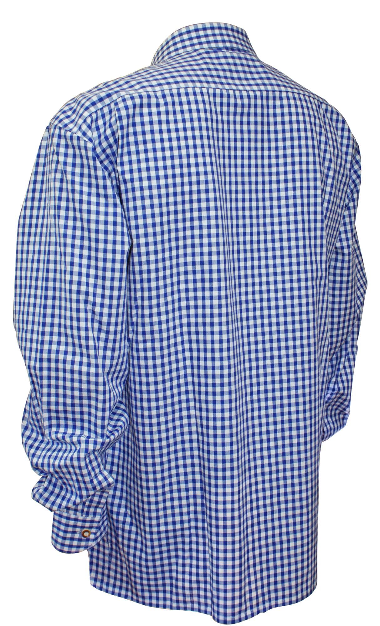 trachtenhemd-karohemd-herren-langarm-6xl-blau-kariert image 2