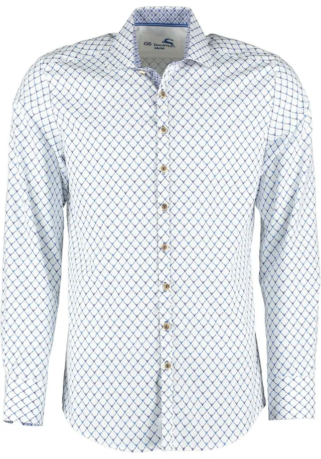 os-trachten-kedase-trachtenhemd-hirschgeweih-slim-fit image 1