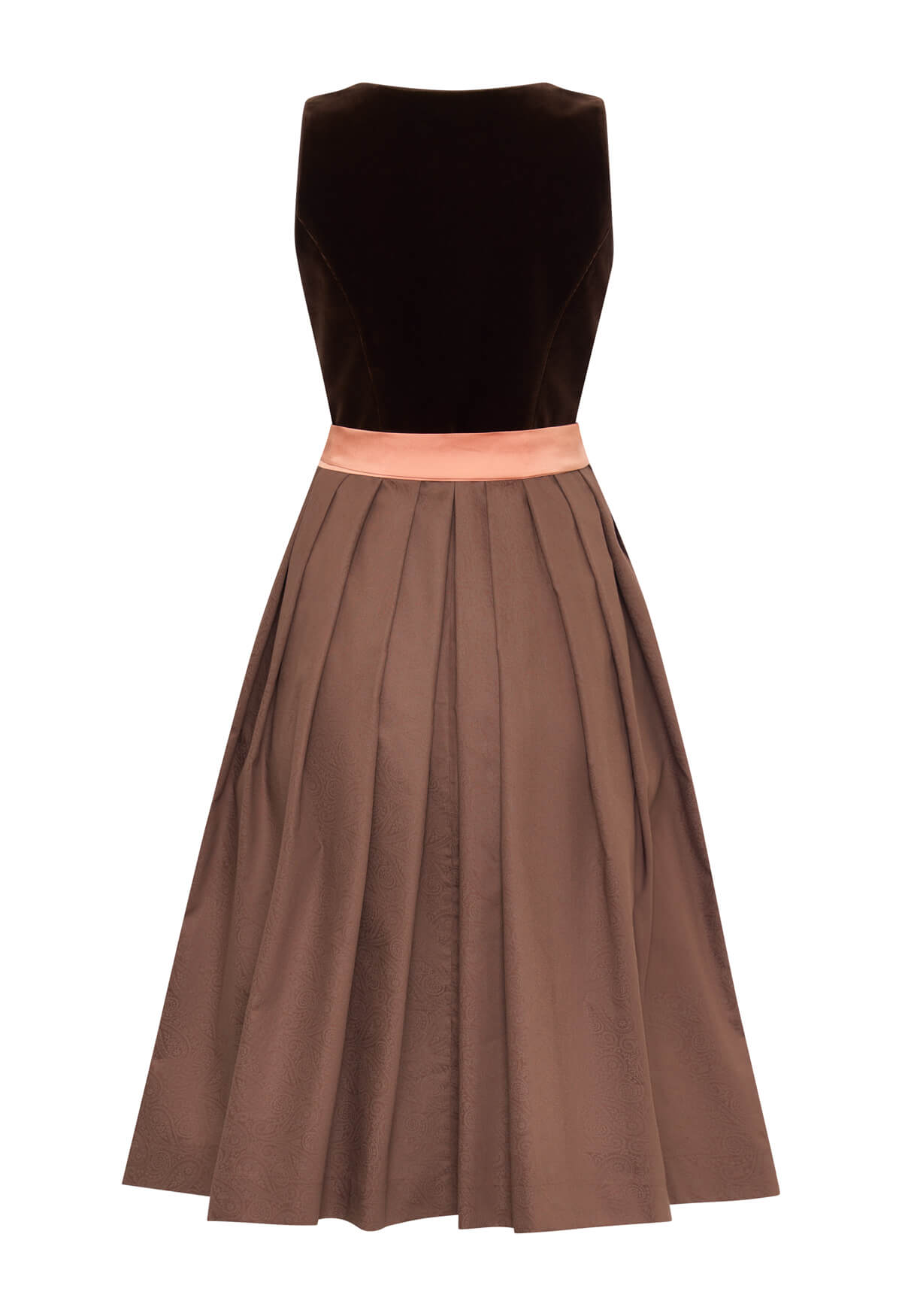 m-nchner-manufaktur-dirndl-fanny-dunkelbraun-samtdirndl-70-cm image 2