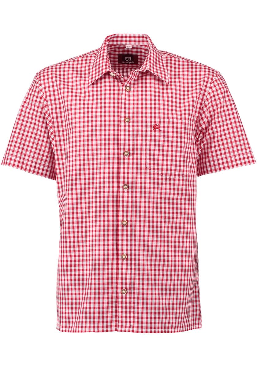 os-trachten-zihul-trachtenhemd-herren-kurzarm-regular-fit-karo image 1