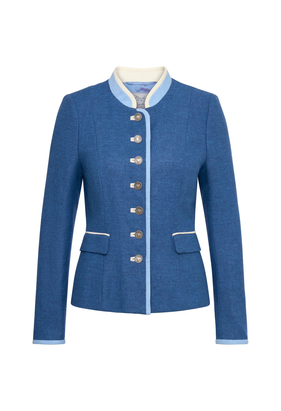 m-nchner-manufaktur-marie-jacke-damen-blauer-loden-gr-38 image 1