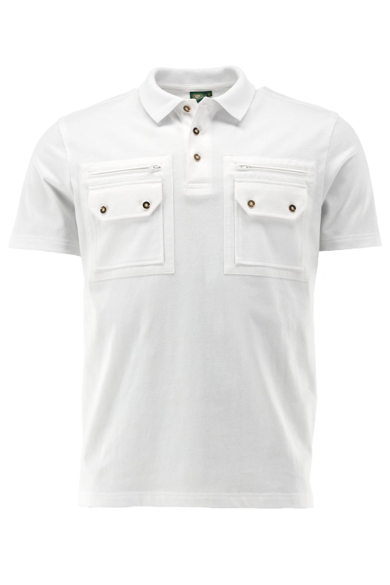 os-trachten-fuzao-poloshirt-herren-kurzarm-baumwolle-schwarz-3xl image 1