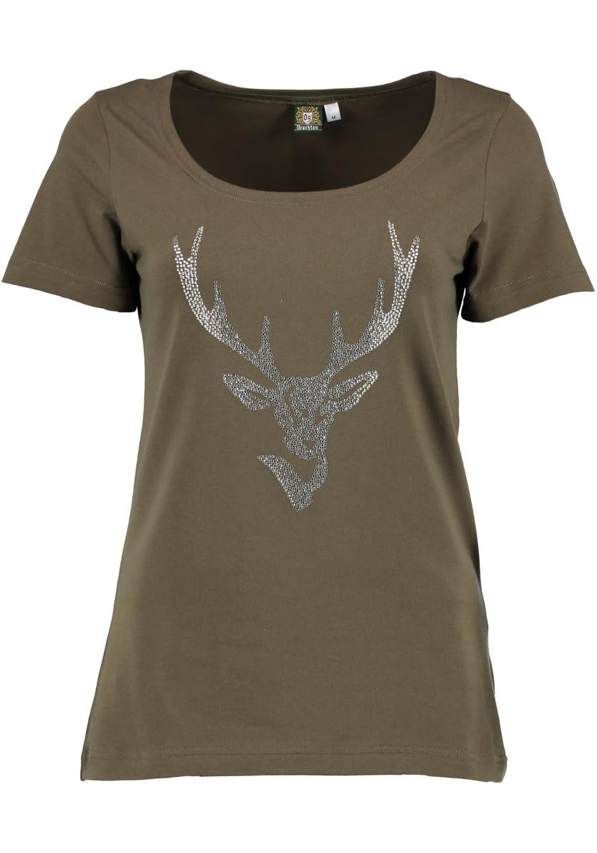 os-trachten-xilavo-t-shirt-rundhals-weinrot image 1