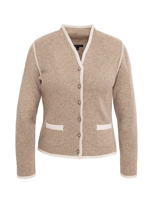 os-trachten-457019-0771-strickjacke-beige-gr-40-schlicht image 1