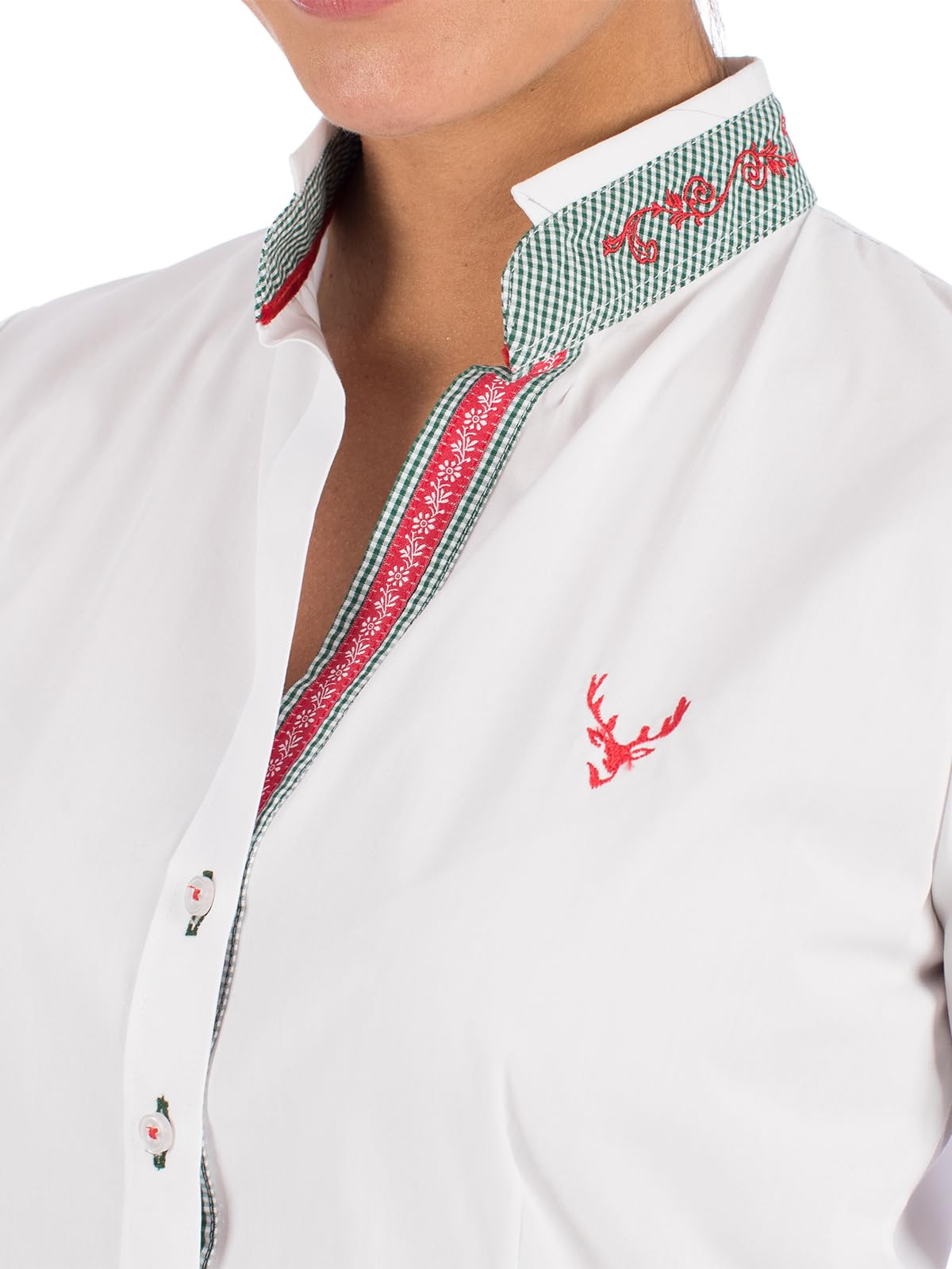 os-trachten-rike-450004-3684-trachtenbluse-wei-gr-n-stickerei image 2