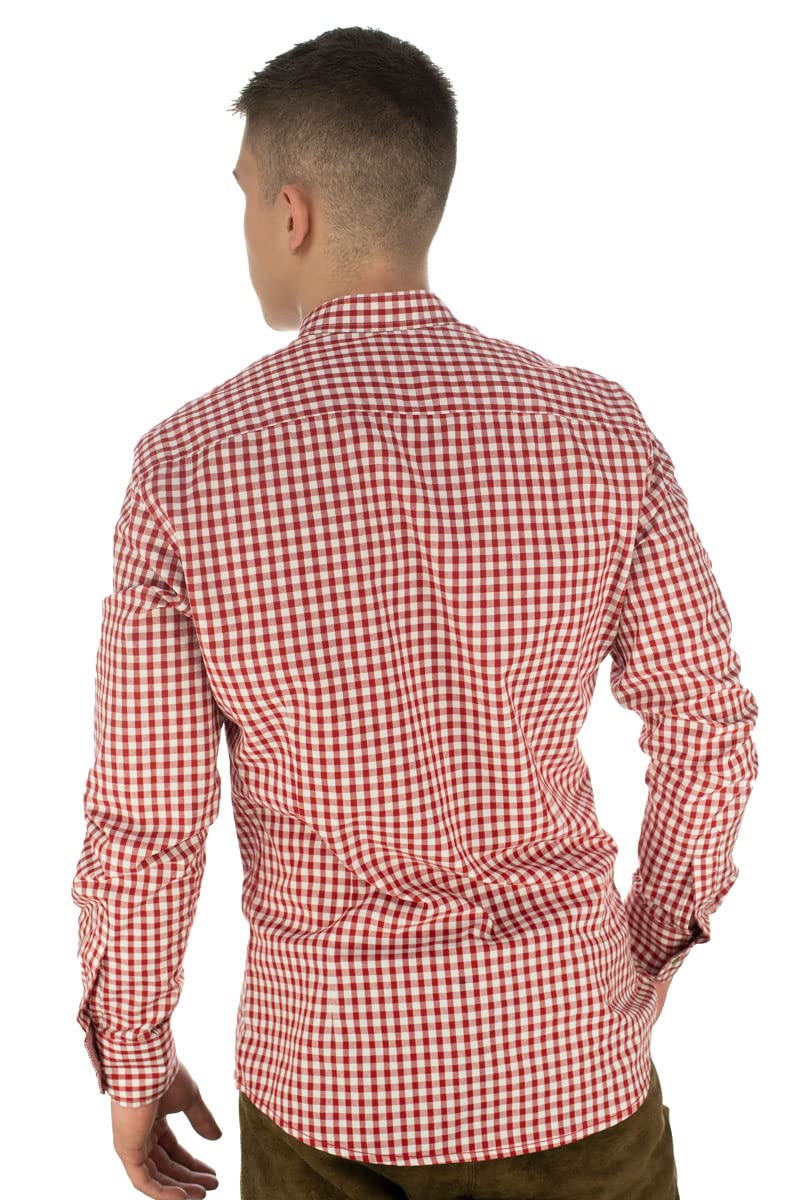 os-trachten-prabu-trachtenhemd-mittelblau-stehkragen-slim image 5
