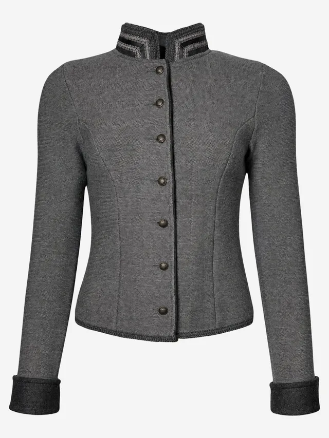 litzlfelder-anja-trachtenjacke-damen-mittelgrau-merino image 1