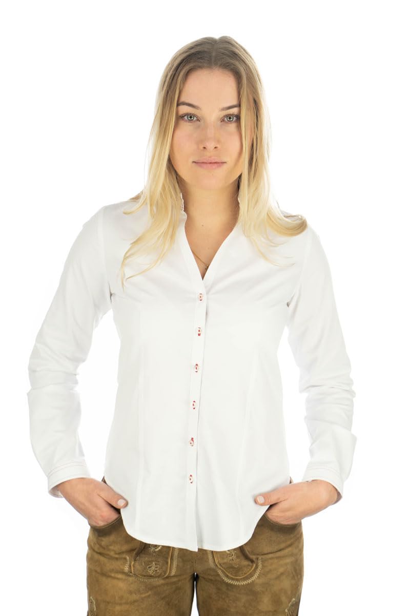 os-trachten-ogozi-damen-trachtenbluse-langarm-wei-stickerei image 2