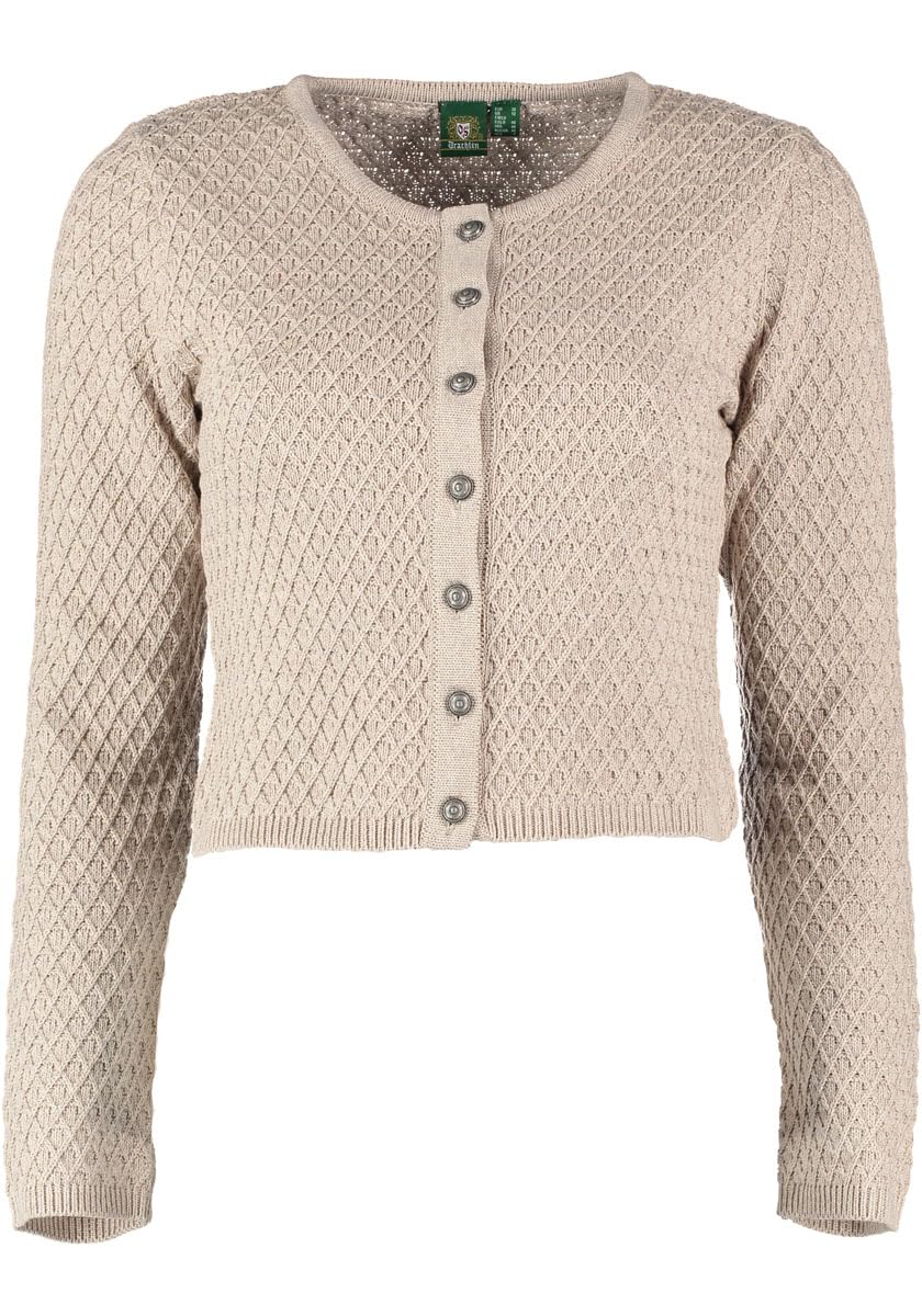 os-trachten-quivun-damen-strickjacke-34-anthrazit-zopfmuster image 8