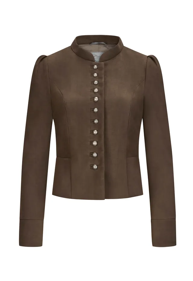 m-nchner-manufaktur-daisy-dirndljacke-dunkelbraun image 1