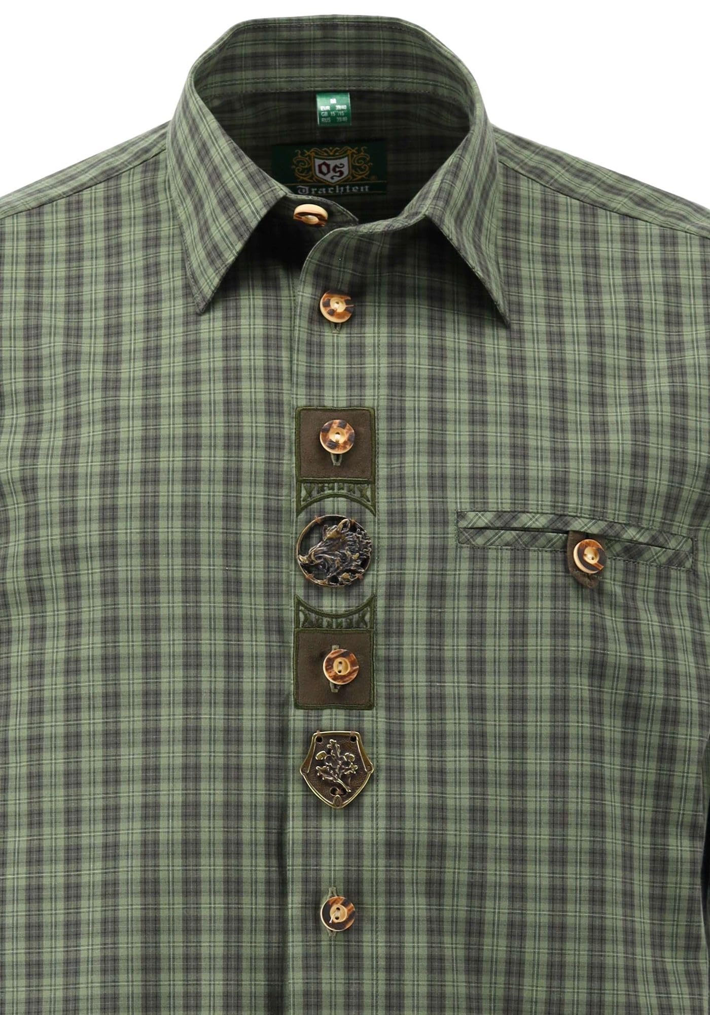 os-trachten-jagdhemd-fumu-regular-fit-herren-41-42-flanell image 3