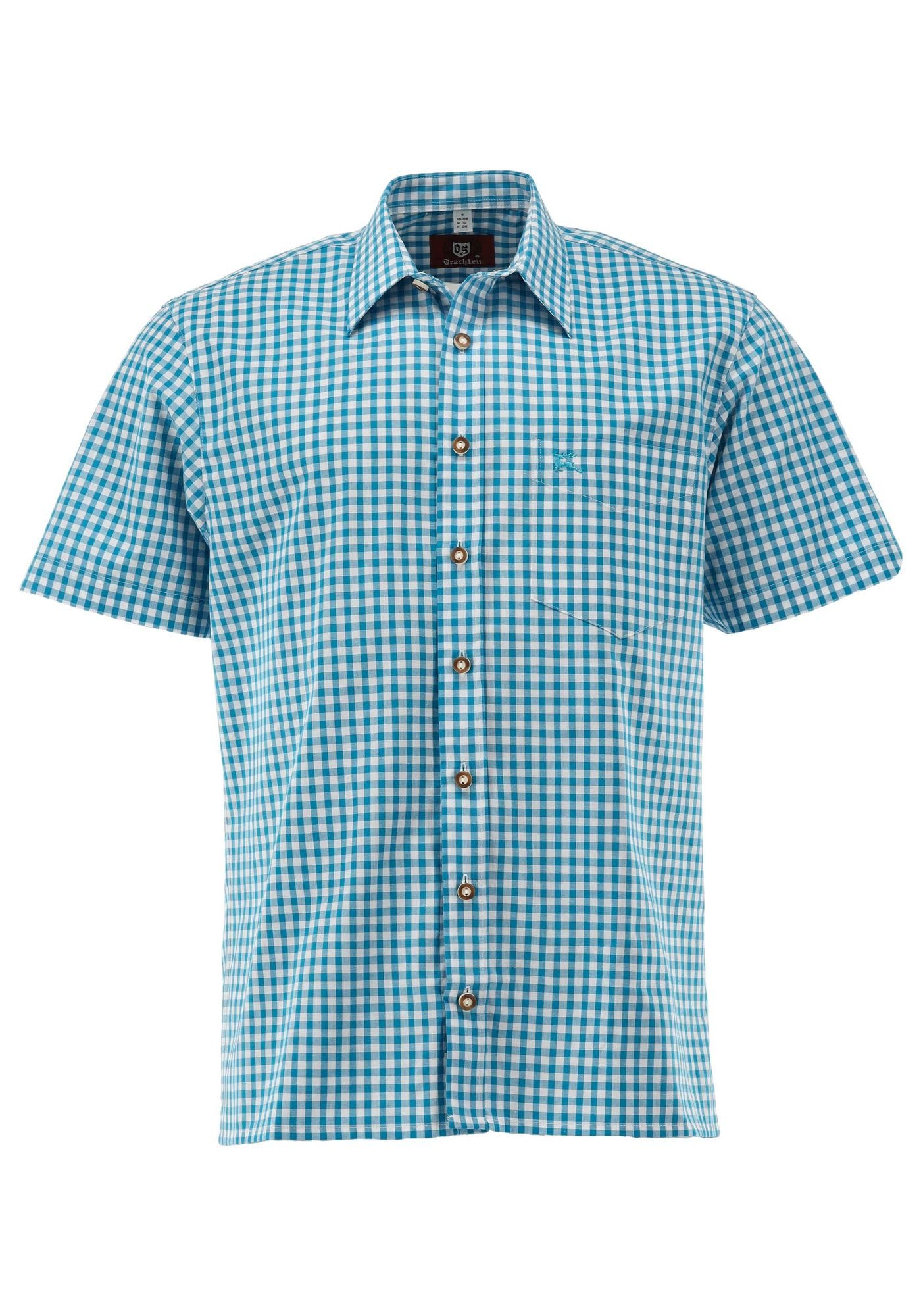 os-trachten-zihul-trachtenhemd-herren-kurzarm-regular-fit-karo image 5