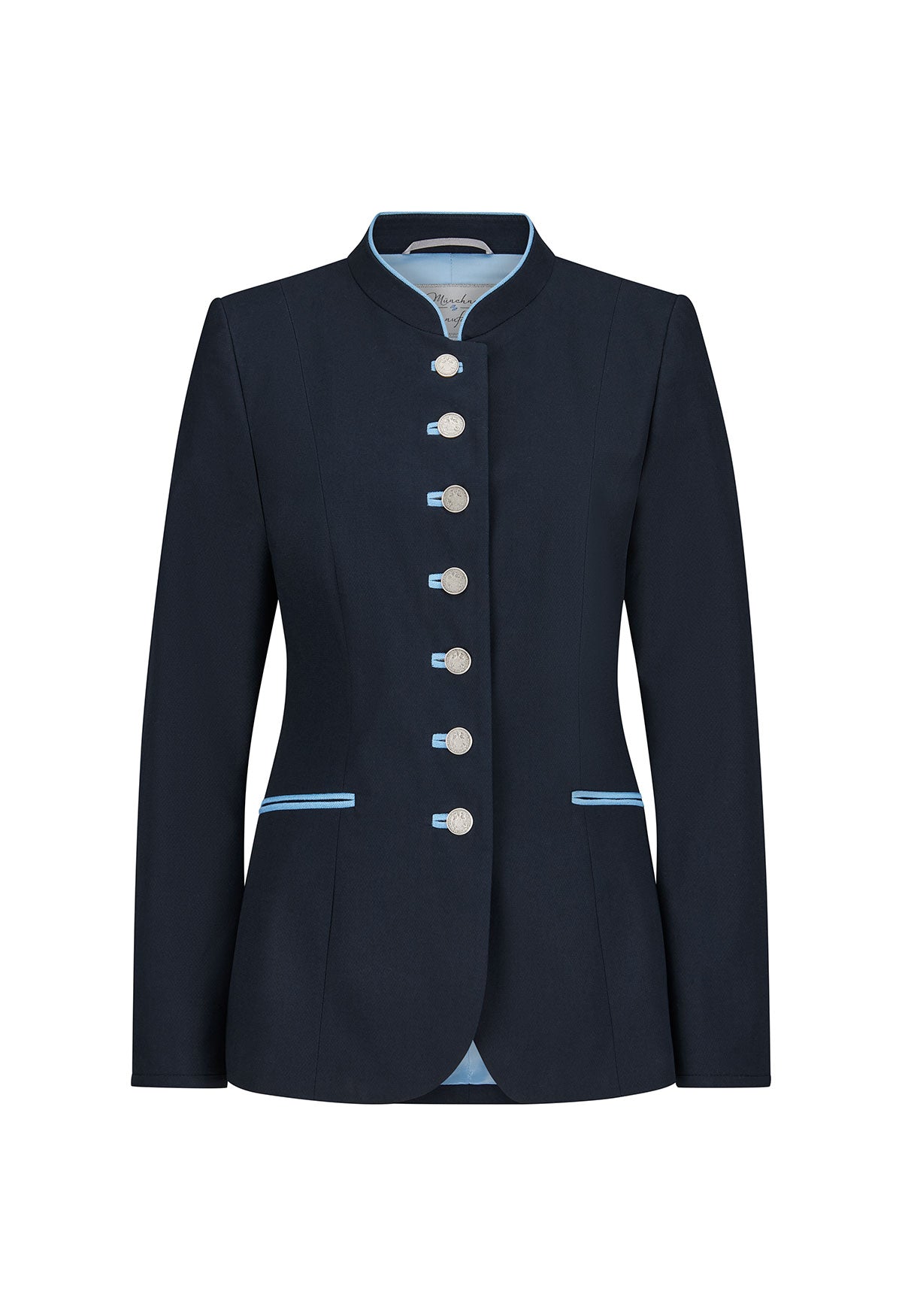 m-nchner-manufaktur-mia-lange-jacke-dunkelblau-baumwolle image 1