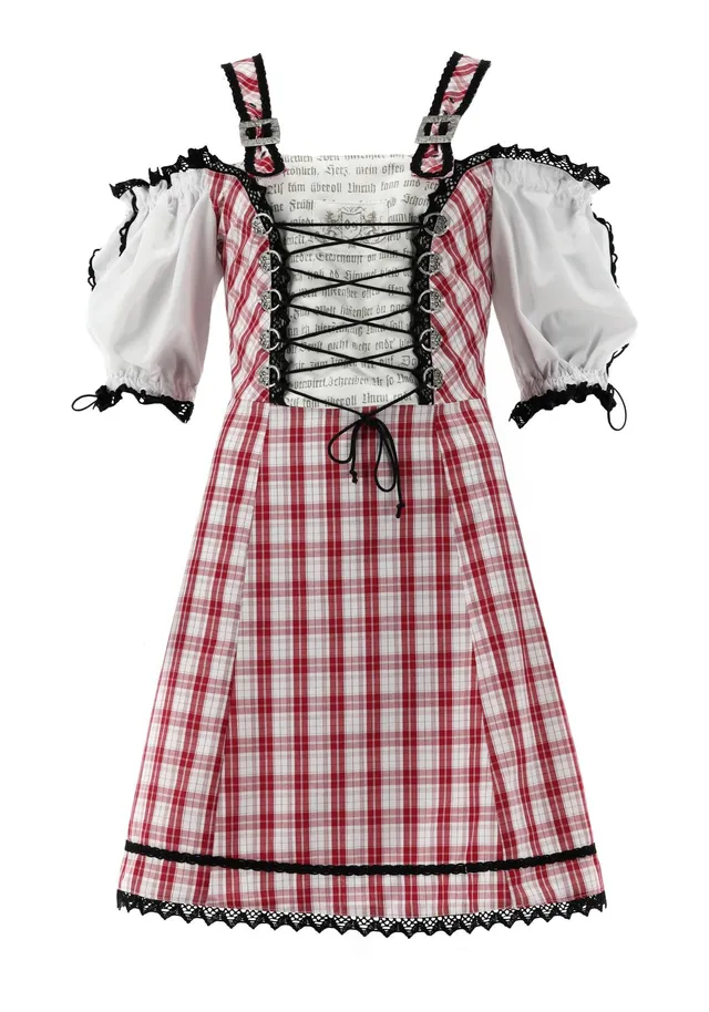os-trachten-qedaro-trachtenkleid-kastenausschnitt-gr-34 image 1