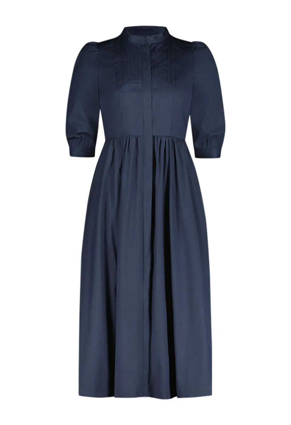 m-nchner-manufaktur-blusenkleid-bestickt-dunkelblau-baumwolle image 1