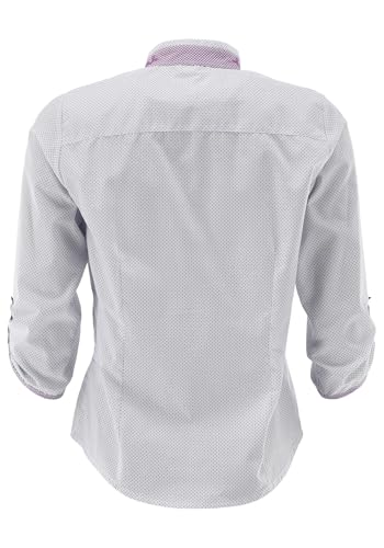 os-trachten-brocu-trachtenbluse-lila-gr-46-tailliert image 6
