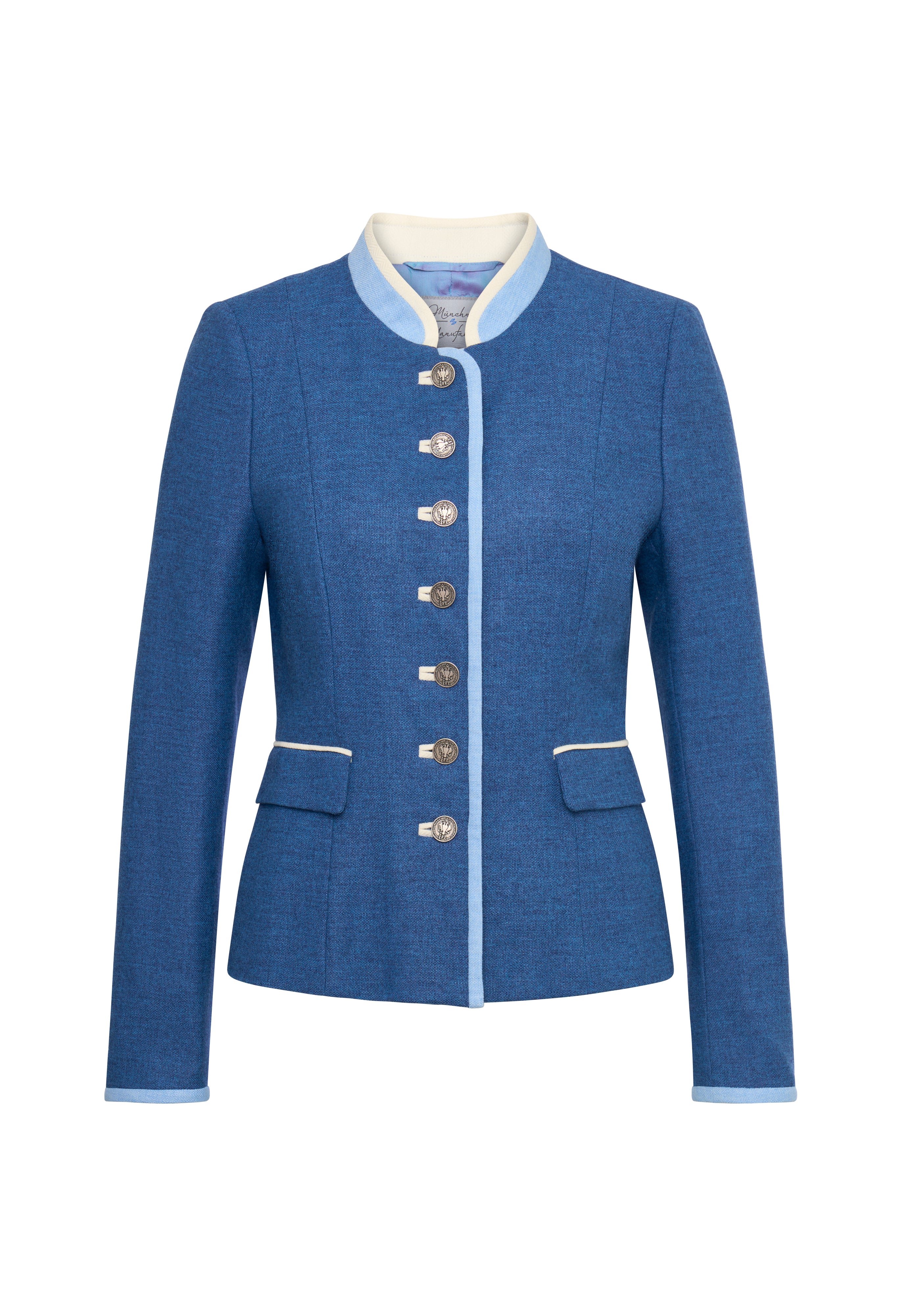 m-nchner-manufaktur-marie-jacke-damen-blauer-loden-gr-38 image 1