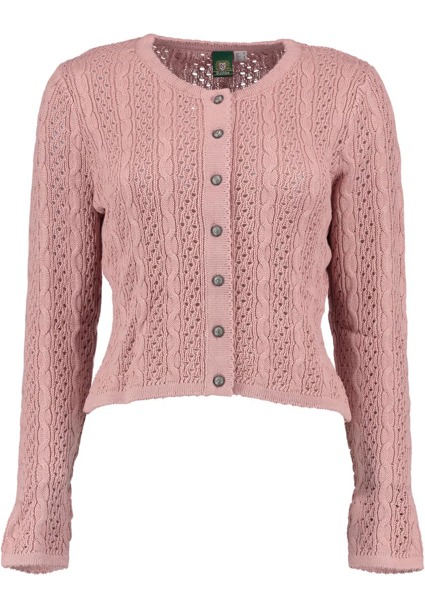 os-trachten-gleki-damen-trachten-strickjacke-zopfmuster-cardigan image 1