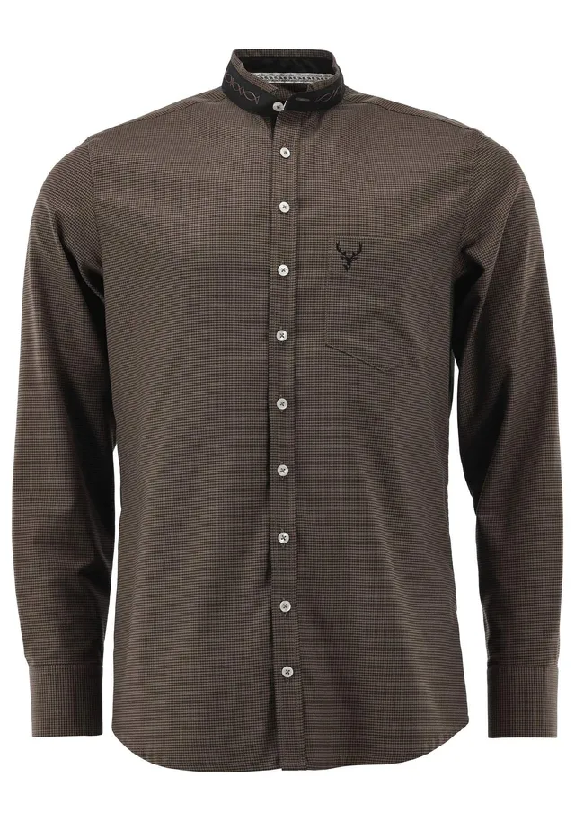 os-trachten-ektio-trachtenhemd-slim-fit-herren image 1