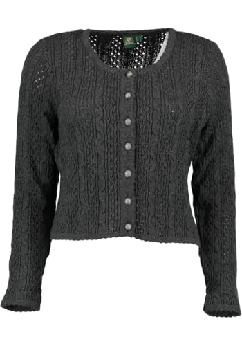 os-trachten-gnoyor-damen-strickjacke-34-anthrazit-baumwolle image 8