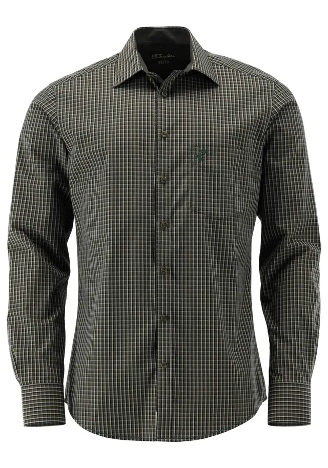 os-trachten-emibo-jagdhemd-herren-langarm-gr-41-42-slim-fit image 1