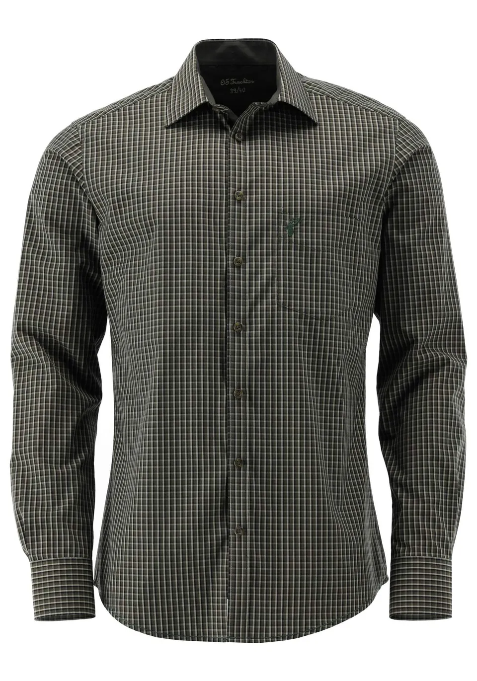 os-trachten-emibo-jagdhemd-herren-langarm-gr-41-42-slim-fit image 1