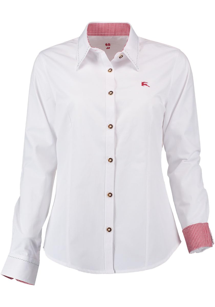 os-trachten-twoiol-trachtenbluse-damen-langarm-satin-festlich image 1