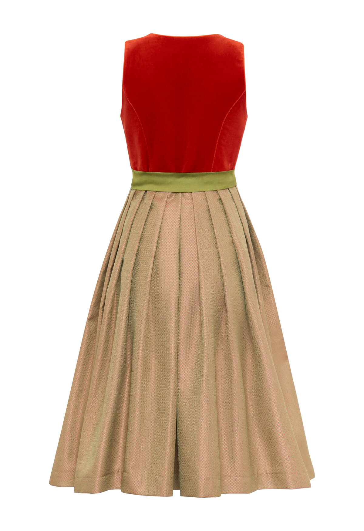 m-nchner-manufaktur-fanny-samt-dirndl-orange-70-cm image 2