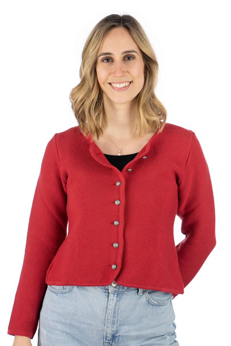 os-trachten-brytos-damen-strickjacke-trachten-cardigan-baumwolle image 2