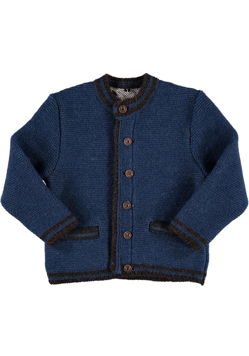 os-trachten-ruruba-kinder-strickjacke-anthrazit-kontrast image 8