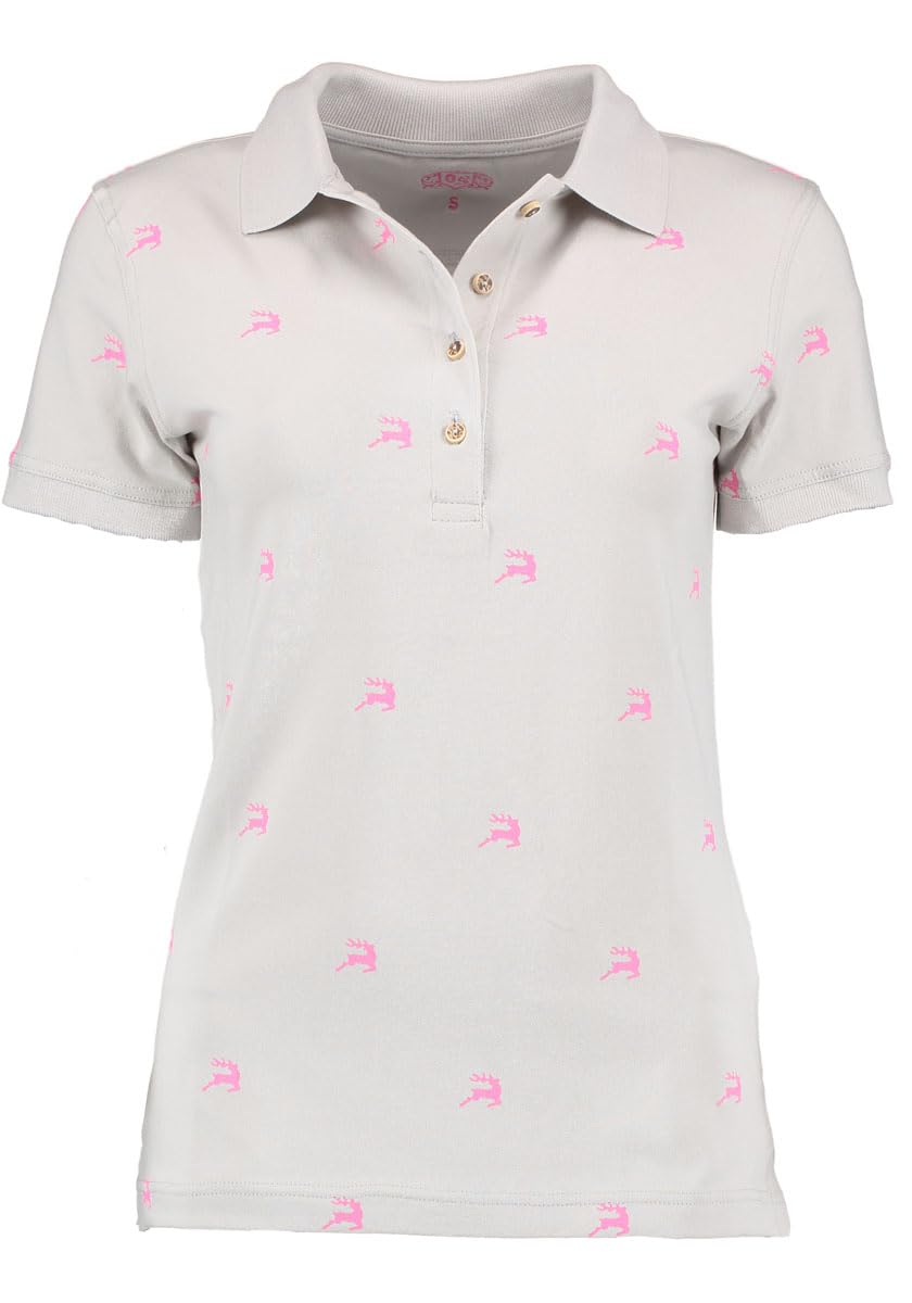 os-trachten-qimira-tailliertes-poloshirt-mit-hirsch-trachtengr-n image 1