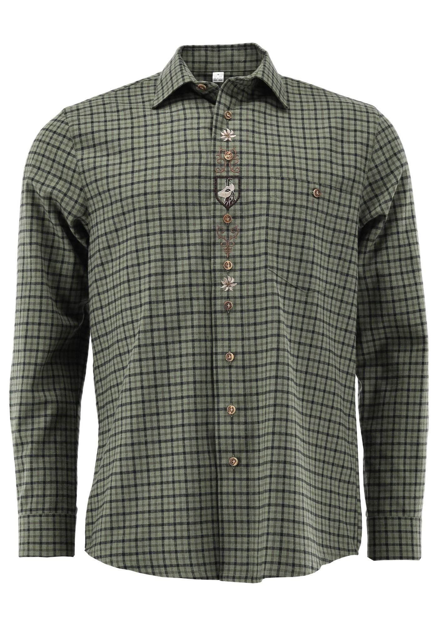 os-trachten-smalo-jagdhemd-regular-fit-herren-45-46 image 1