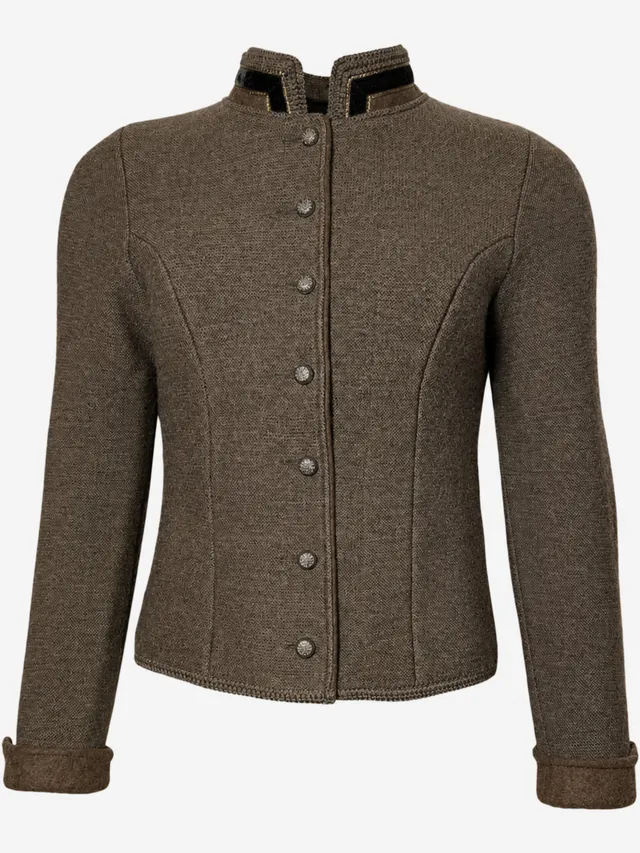 litzlfelder-damen-trachtenjacke-anja-mittelbraun-schurwolle image 1