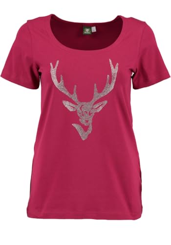 os-trachten-xilavo-t-shirt-rundhals-weinrot image 7