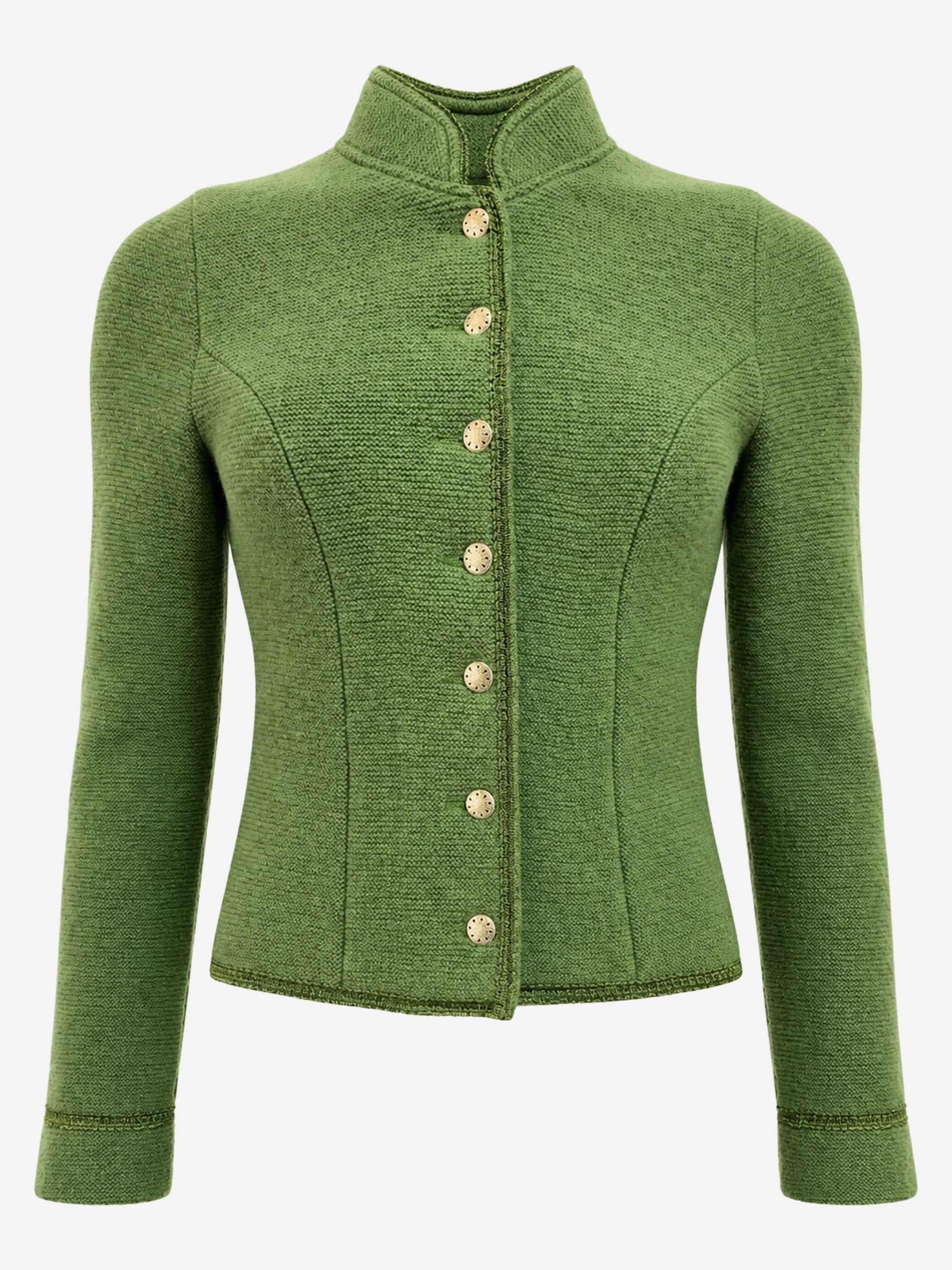 litzlfelder-elisa-strickjacke-damen-maigr-n-merinowolle image 1