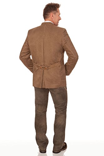 os-trachten-sakko-herren-velour-stehkragen-braun-tegernseer image 8