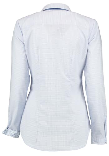 os-trachten-jadde-trachtenbluse-damen-langarm-hellblau-karo image 4