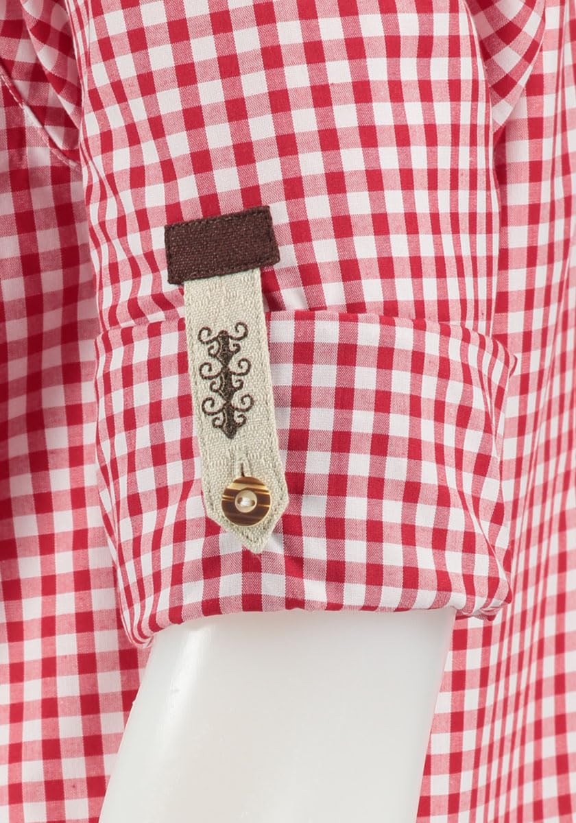 os-trachten-trufu-trachtenhemd-herren-karo-regular-fit image 4