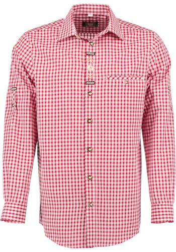 os-trachten-smoba-trachtenhemd-herren-mittelblau-41-42-karo image 8
