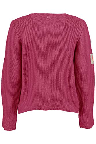 os-trachten-wolljanker-damen-strickjacke-himbeere-38-wolle image 6