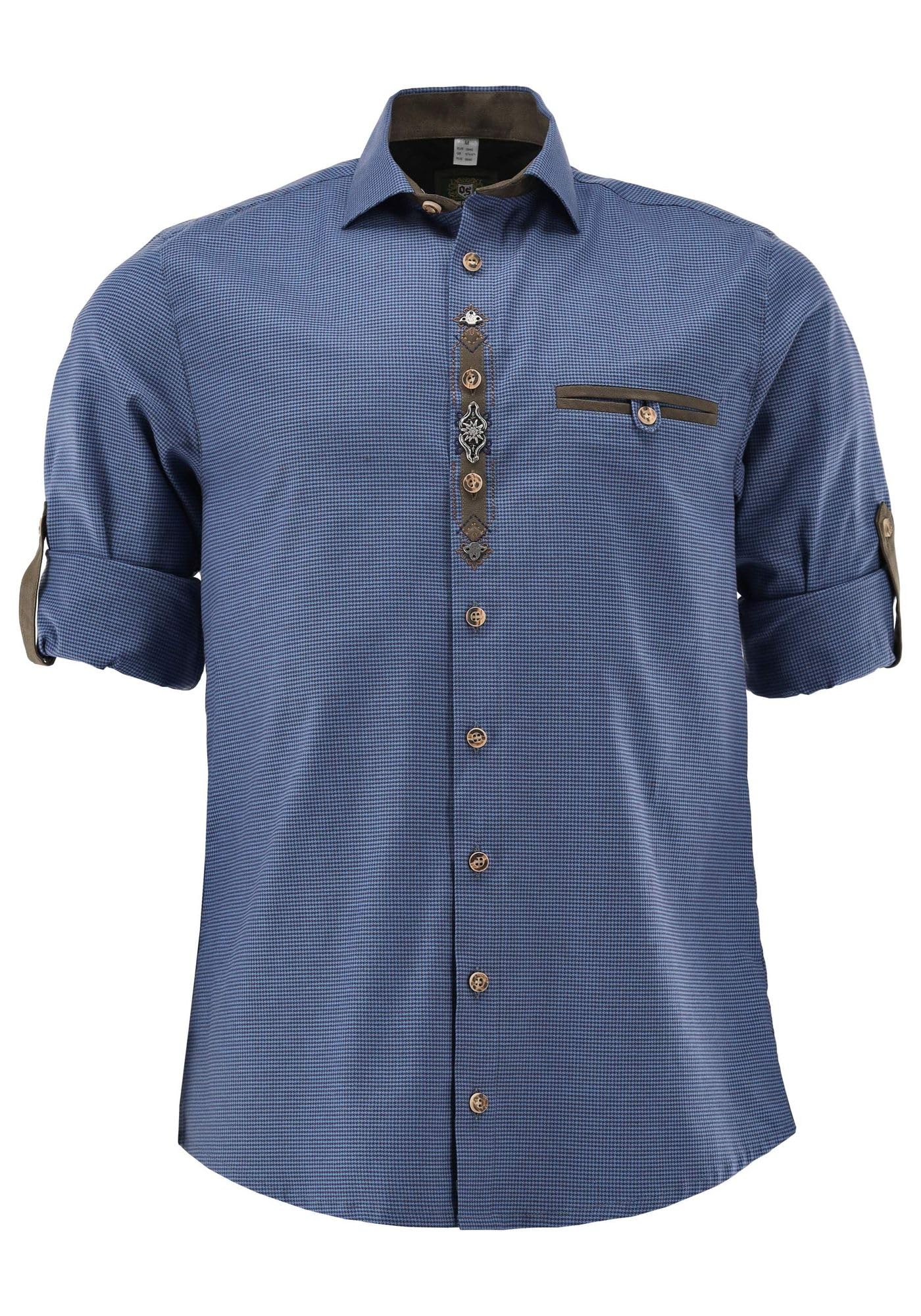 os-trachten-awobu-trachtenhemd-regular-fit-mittelblau-35-36 image 1
