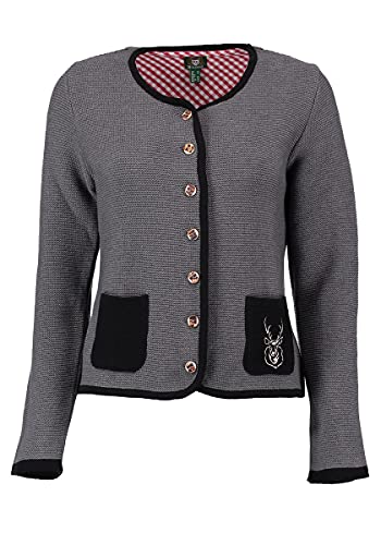 os-trachten-enkeyo-damen-strickjacke-anthrazit-gr-34 image 8