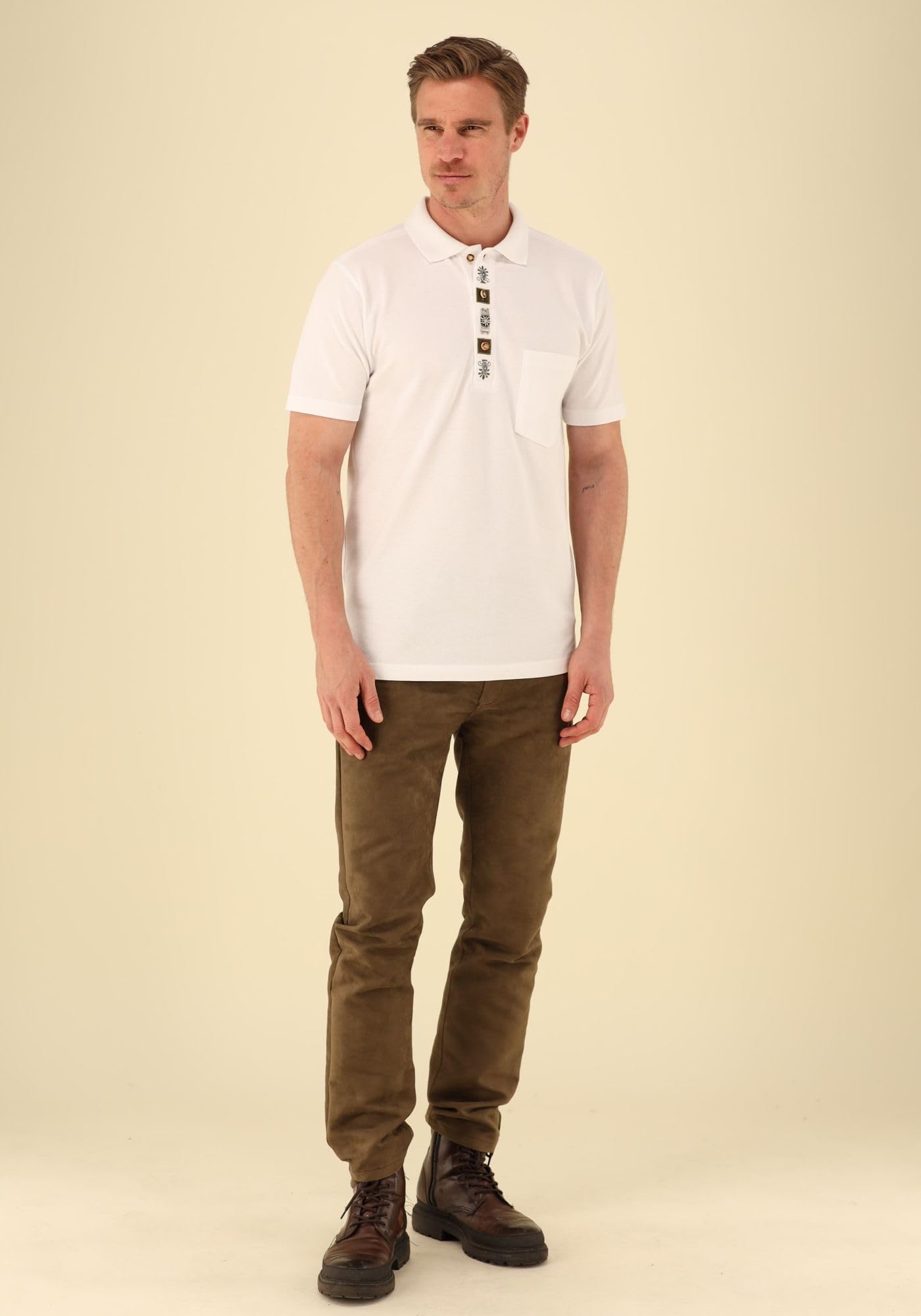 os-trachten-ibafee-poloshirt-herren-regular-fit-dunkelgr-n image 3