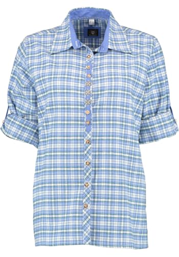 os-trachten-cinuli-trachtenbluse-langarm-karo-flanell image 6