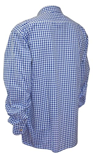trachtenhemd-karohemd-herren-langarm-6xl-blau-kariert image 7