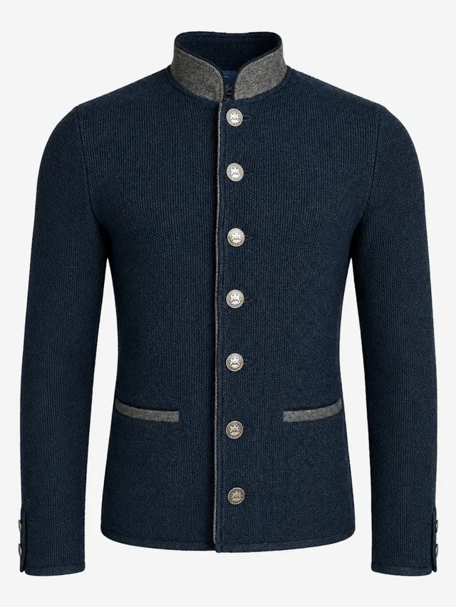 litzlfelder-herren-alex-trachtenjacke-marineblau-schurwolle image 1