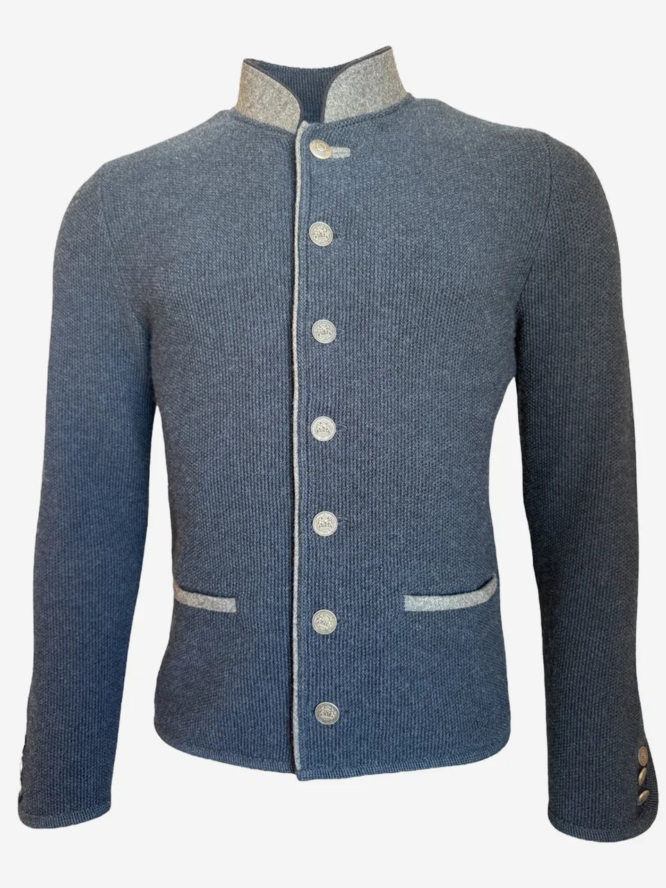litzlfelder-herren-paul-strickjacke-marineblau-oktoberfest image 1