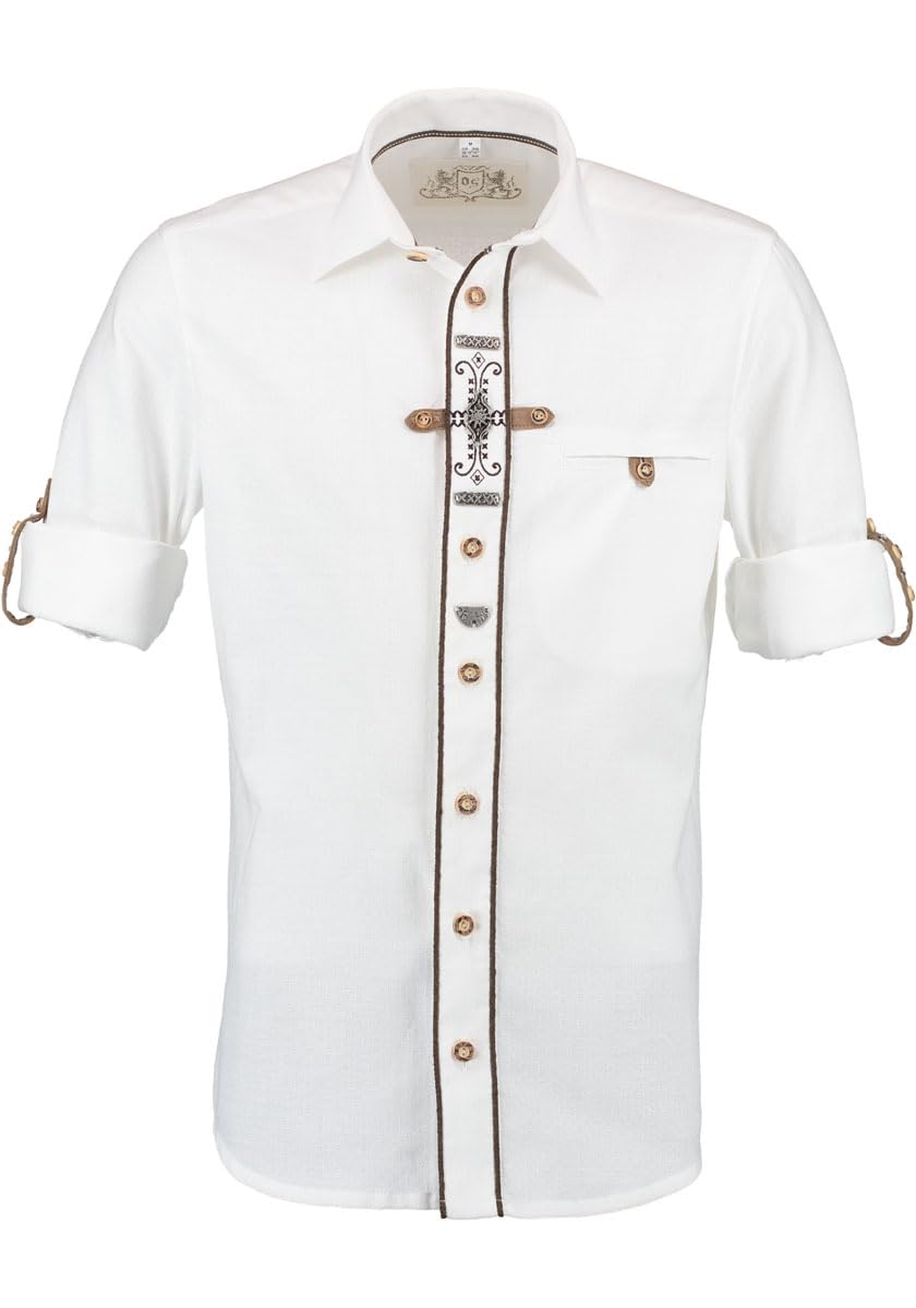 os-trachten-phegin-herren-trachtenhemd-47-48-slim-fit-stickerei image 4
